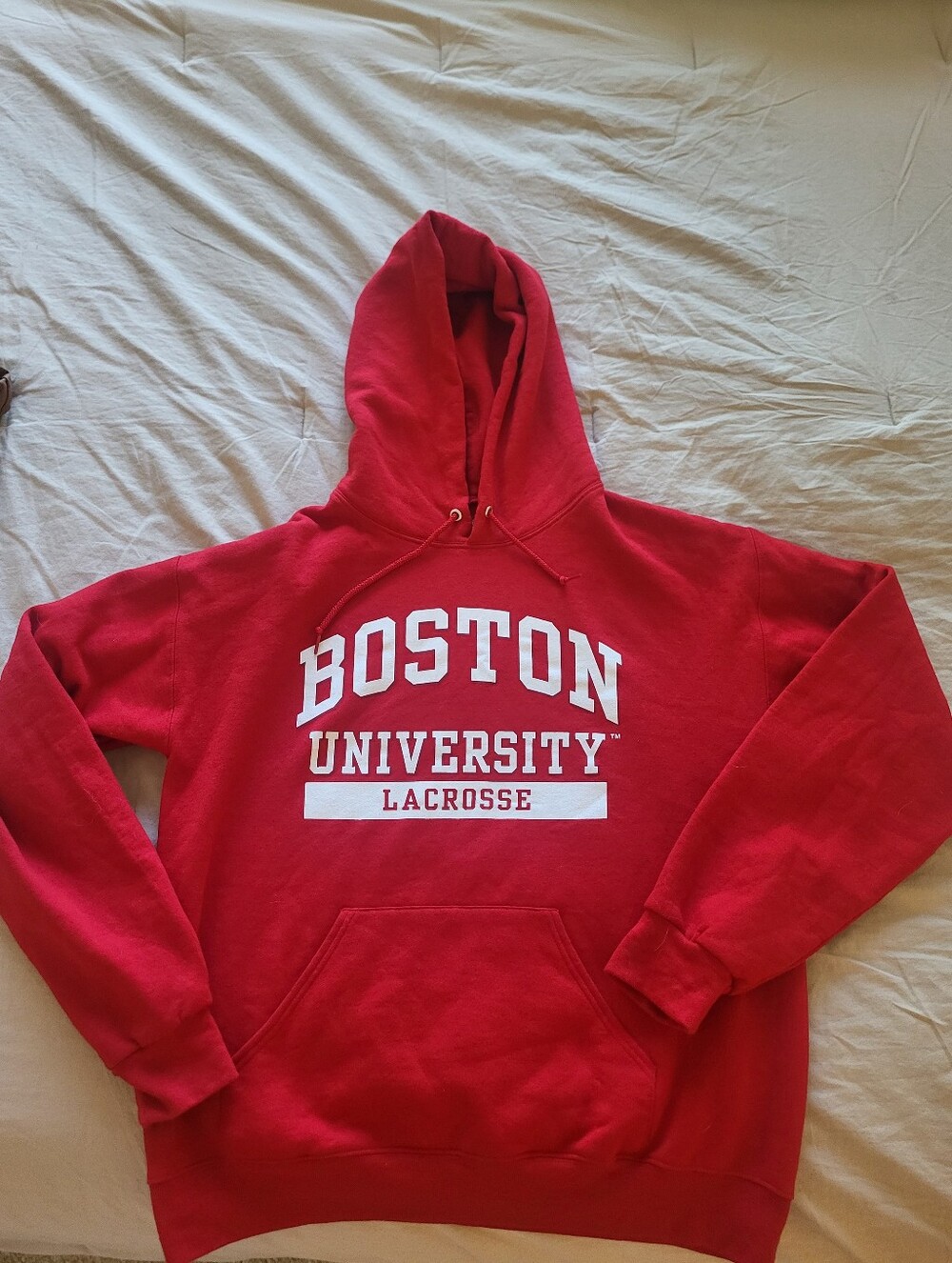 Boston University Lacrosse Hoodie - Medium - EUC
